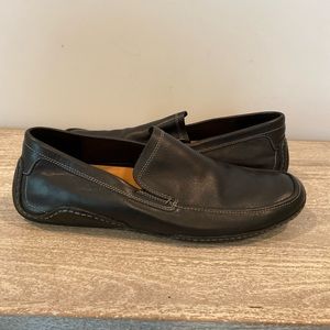 Cole Haan - Men's 12M - Slip-On Black Leather Loafer